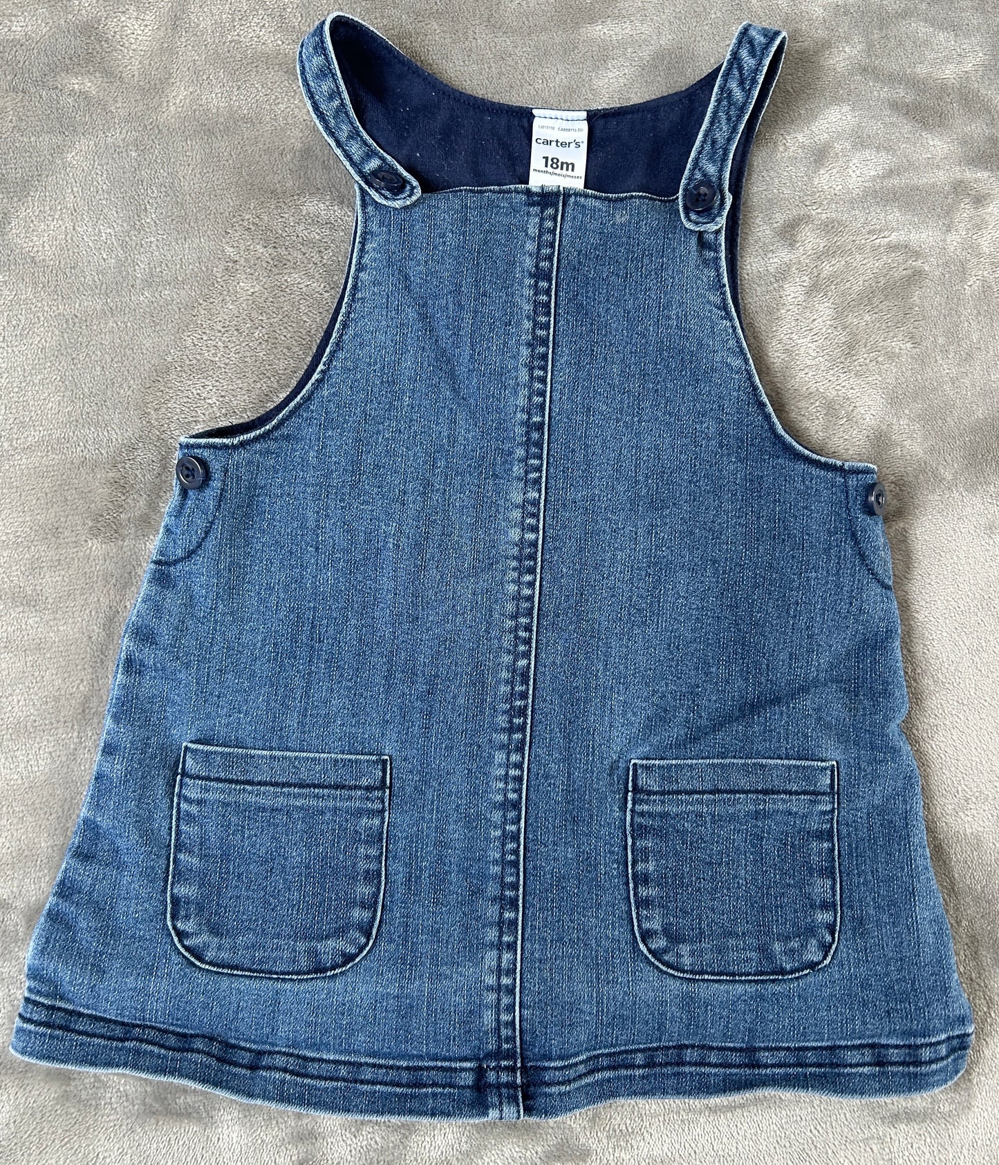 REDUCED Carters Jean Dress - 18m