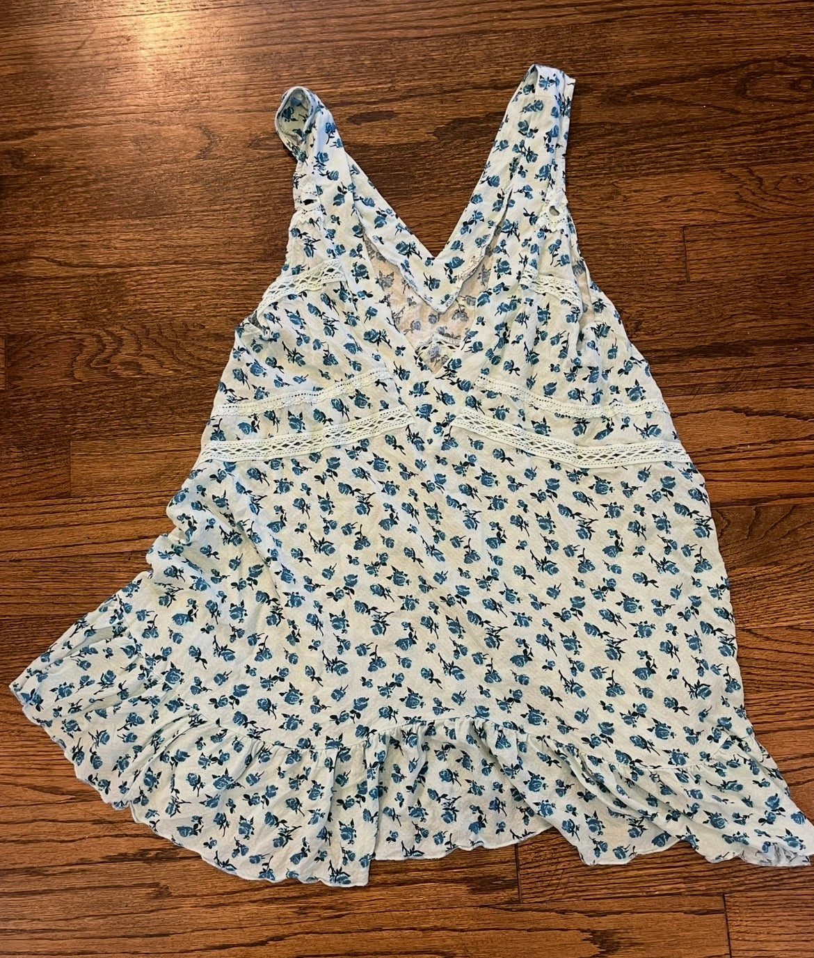 #7 Free People Intimately Floral Short Gown XS