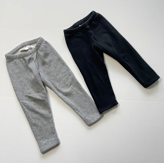 #121 Girls 2T set of two Cat & Jack sweatpants, EUC
