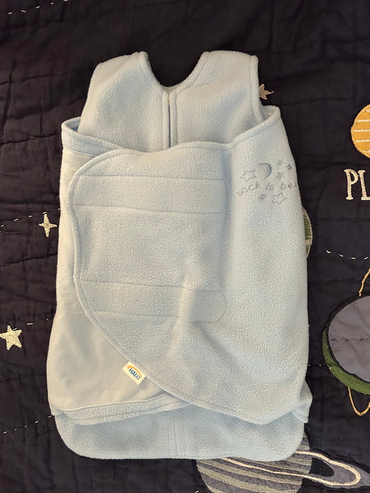 Reduced! Seller #18 Halo SleepSack Swaddle Blue Preemie