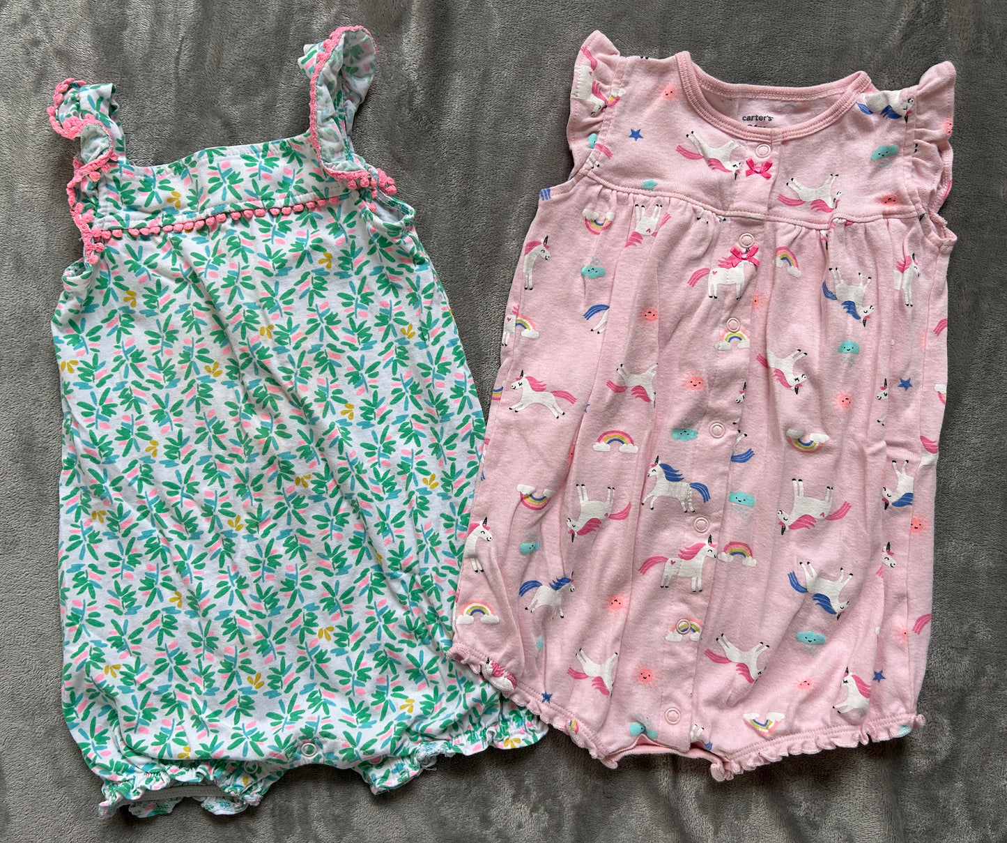 Set of 2 Girls Rompers - 24 month