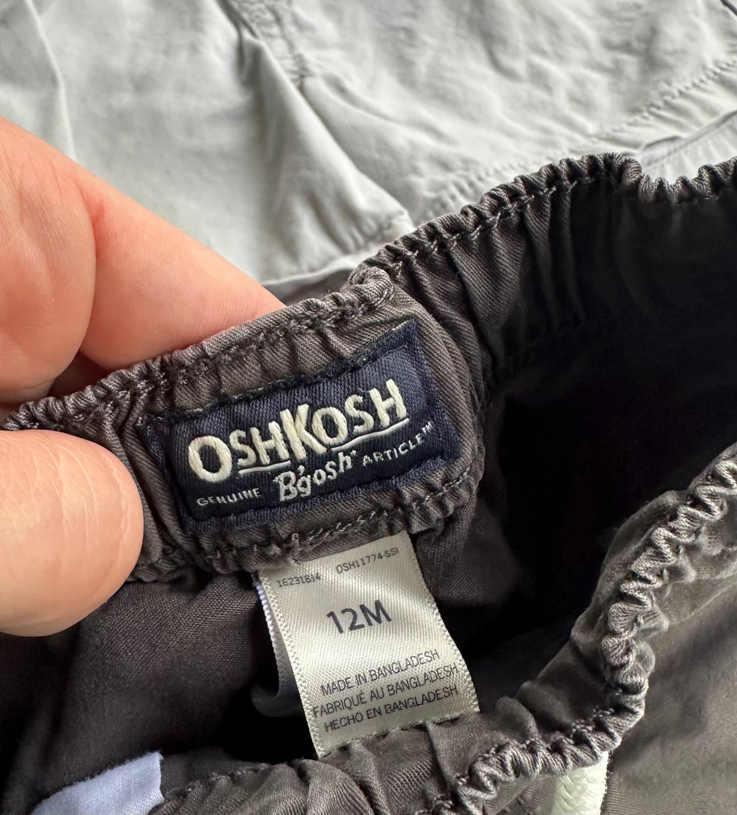 #146 OshKosh and Cat & Jack Boys Canvas Shorts Set Boys 12M