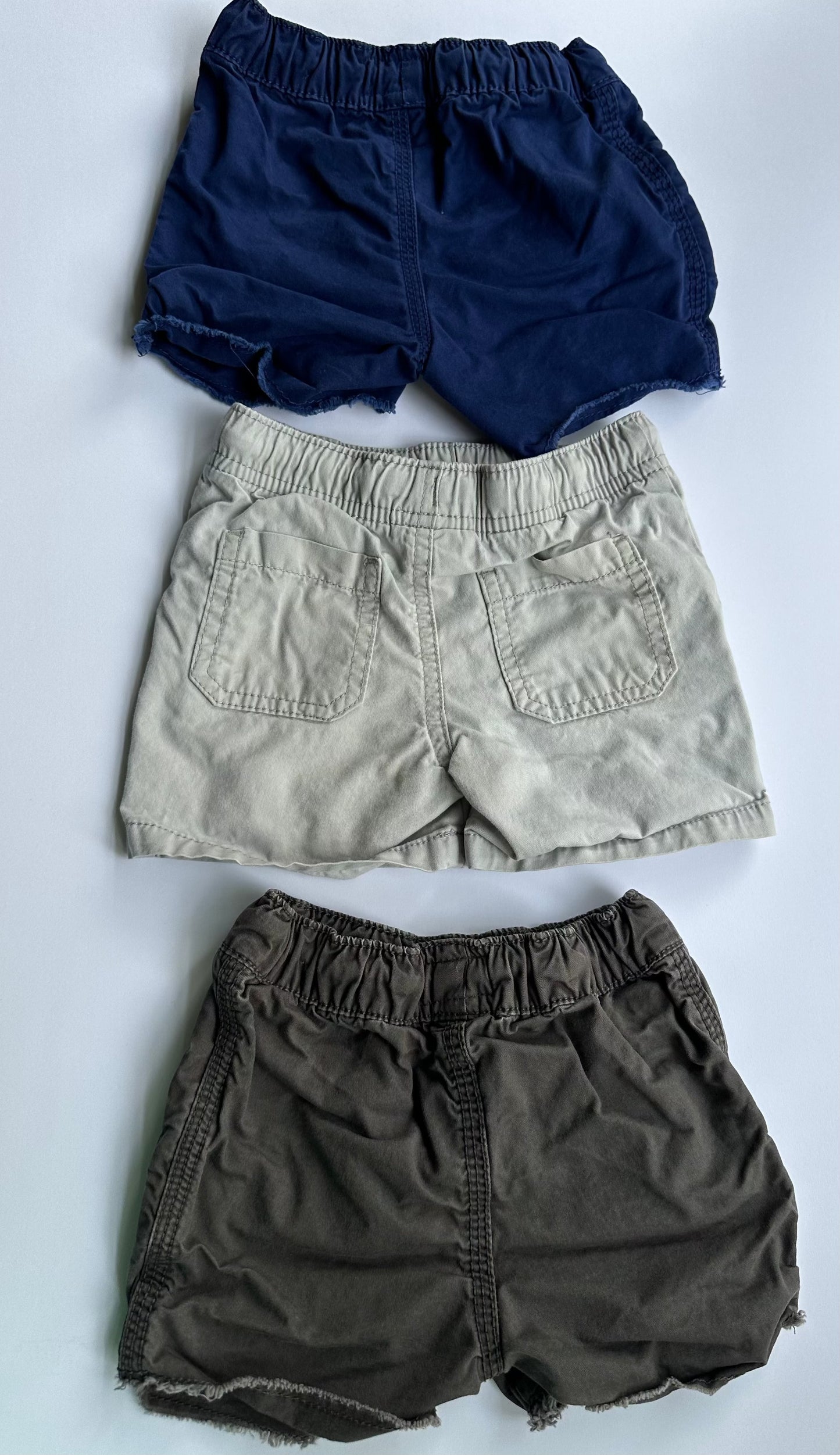 #146 OshKosh and Cat & Jack Boys Canvas Shorts Set Boys 12M