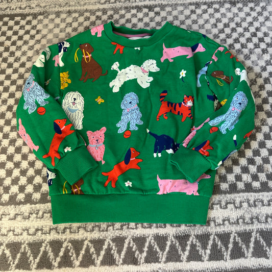 #162 Mini Boden Dog Sweatshirt 5/6