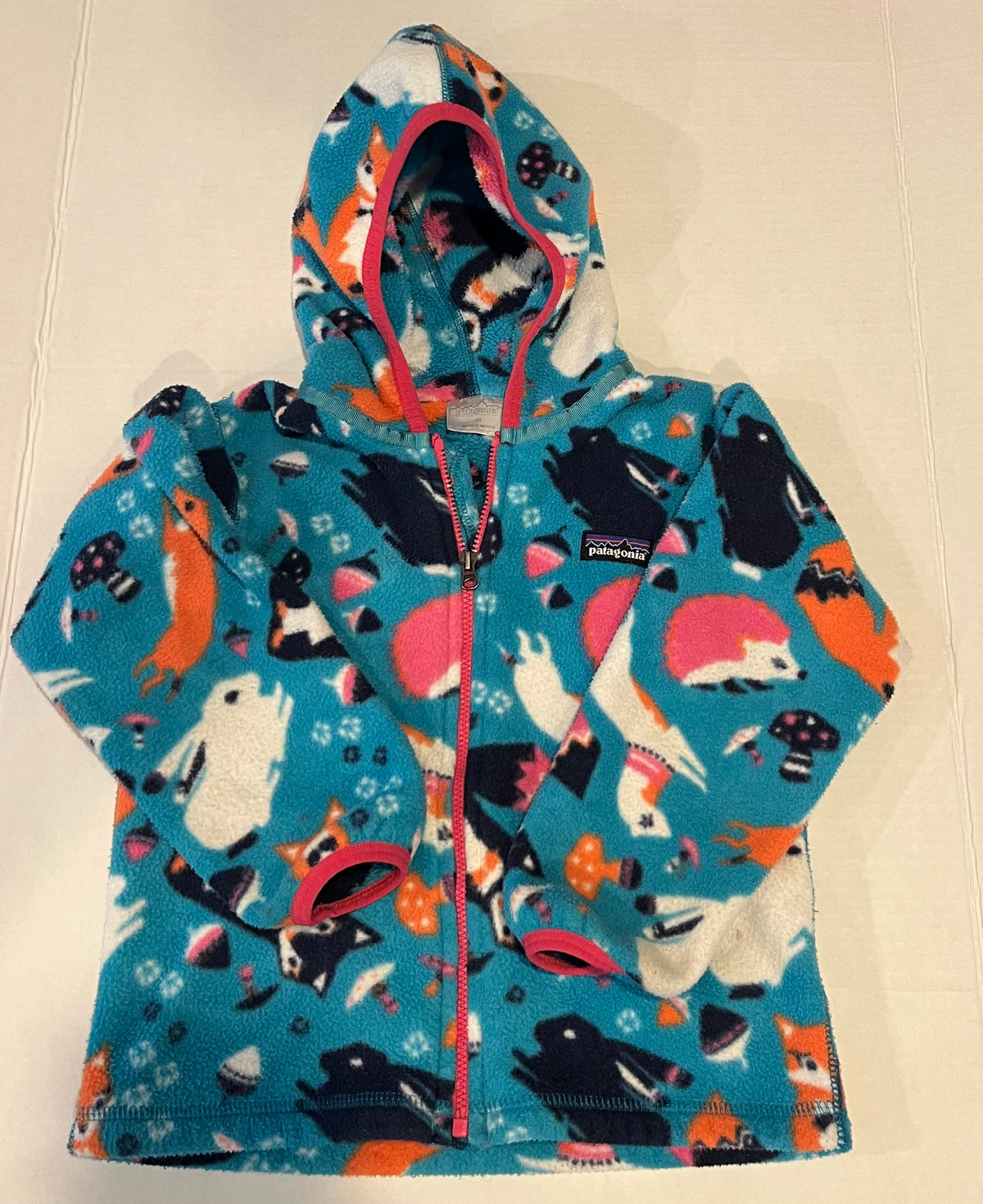 #70 Patagonia 4T Girls Fleece Full Zip