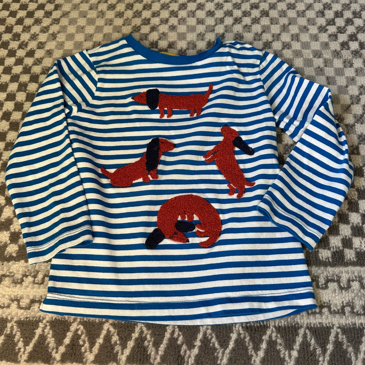 #162 Mini Boden Dog Shirt 3/4