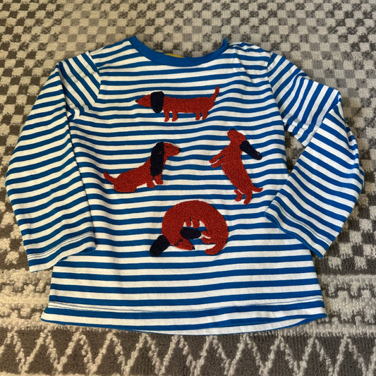 #162 Mini Boden Dog Shirt 3/4