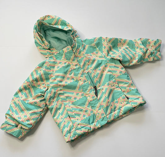 #121 Girls 2T Columbia Omnitech winter coat, EUC