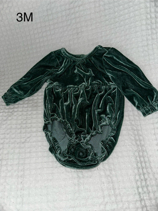 Seller #34 -  Carter’s (Just one You) Baby girl’s 3 month Emerald Romper