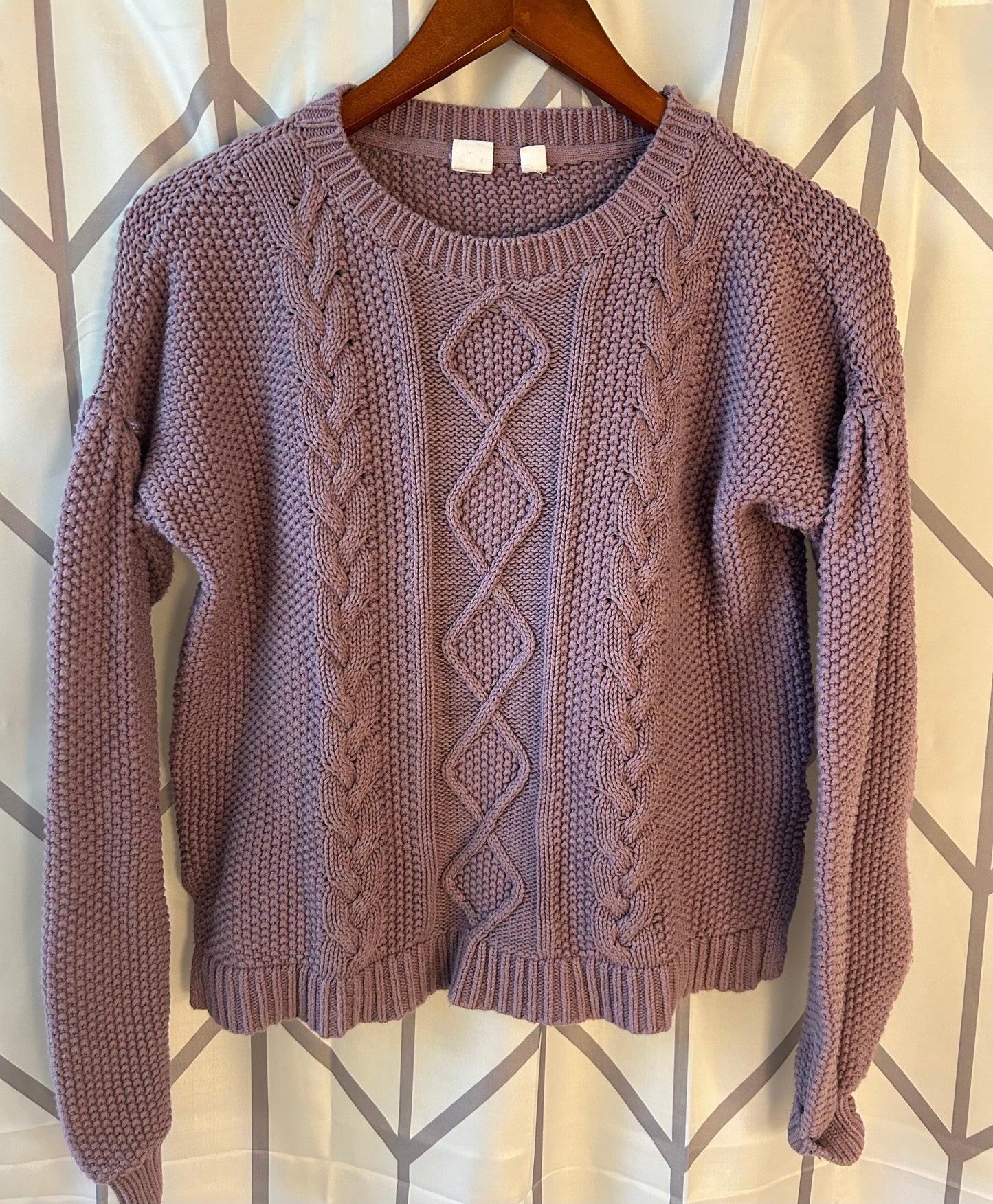Reduced! Seller #18 Gap Kids Purple Cable Knit Girls Size 14-16
