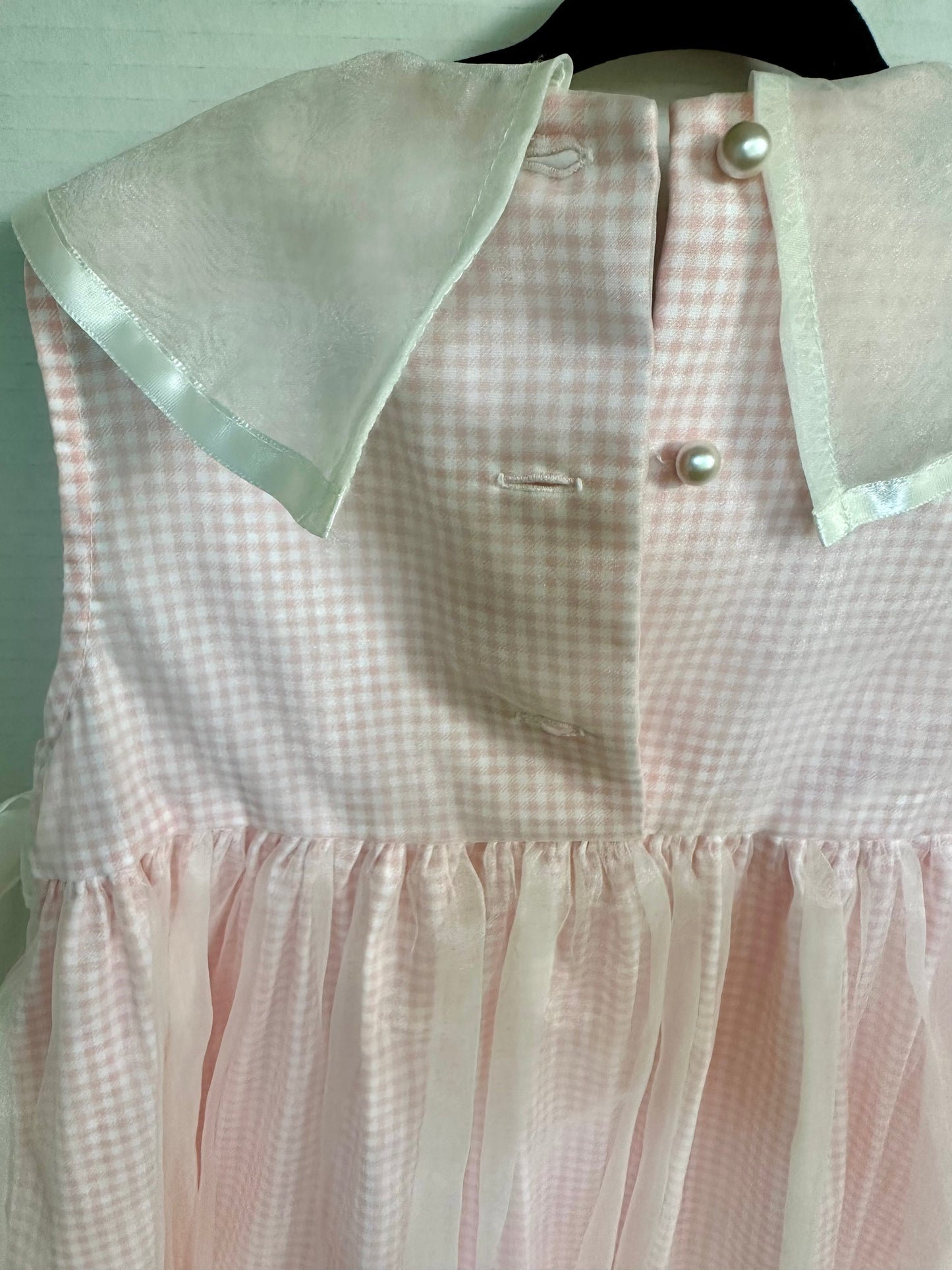 #146 Bonnie Jean Pink Spring Floral Dress Girls 4T