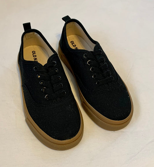 Seller #204 Boys Shoes 12 Old Navy Black Elastic Sneakers