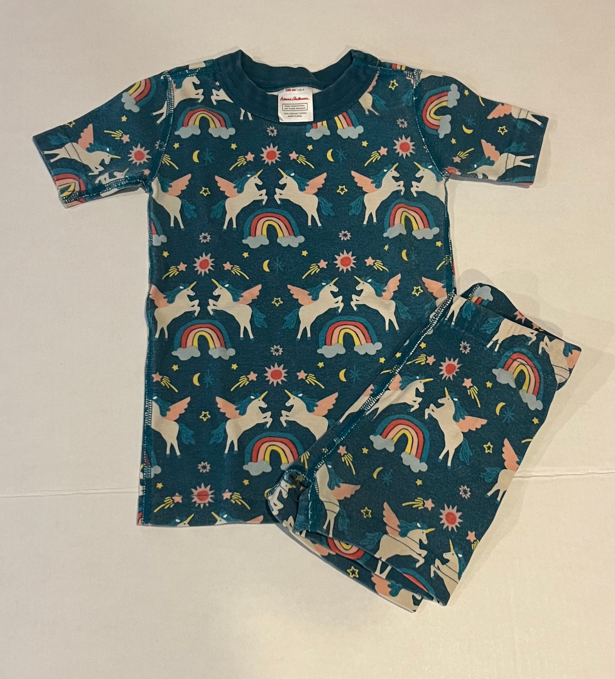 #70 Hanna Andersson PJs 4T Unicorn