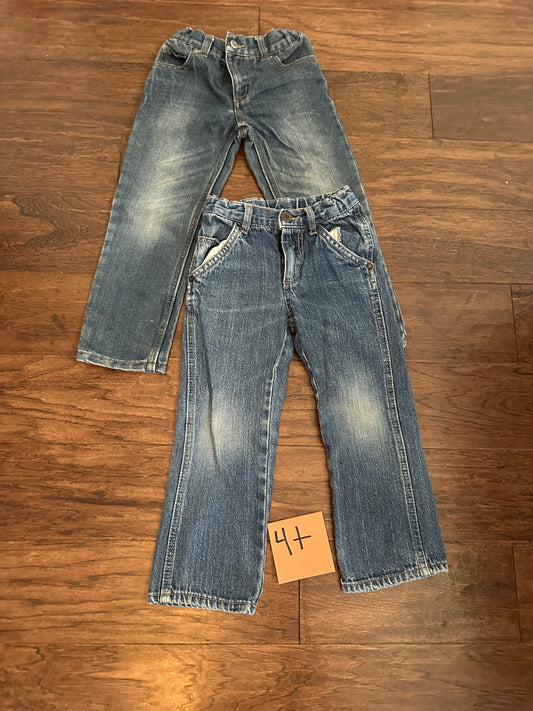 73b 4t 2 pair of jeans