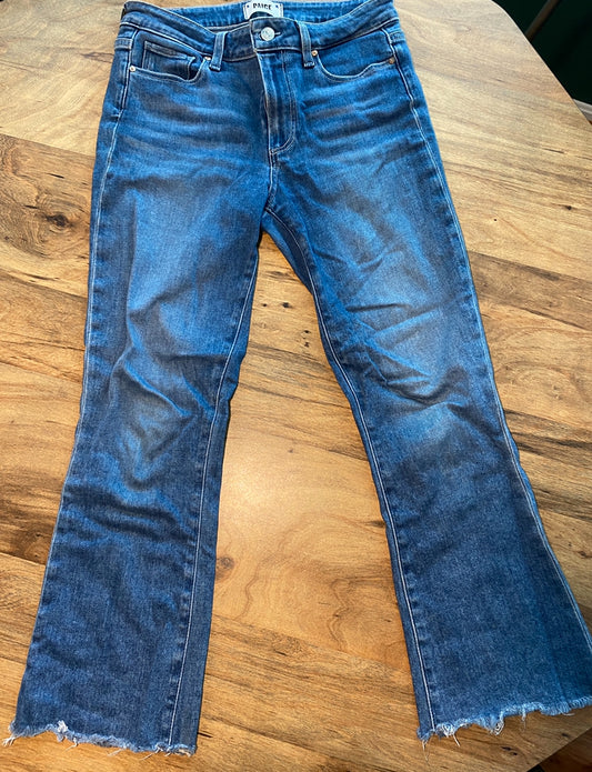 #14-Paige crop jeans (24” inseam)