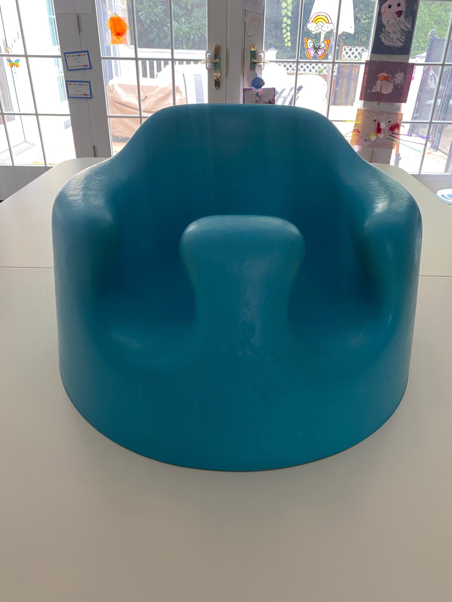 #117, Bumbo seat, blue, GUC