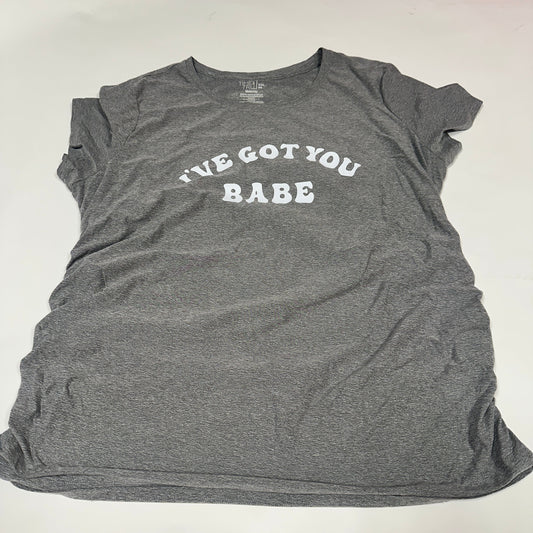 #87 womens maternity shirt xxl