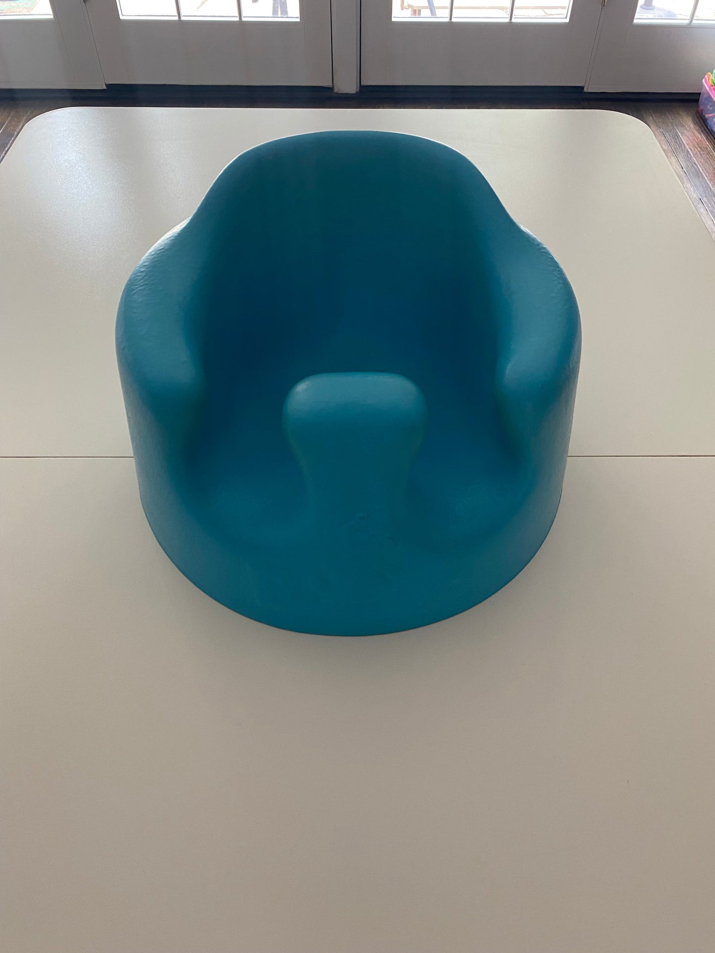#117, Bumbo seat, blue, GUC