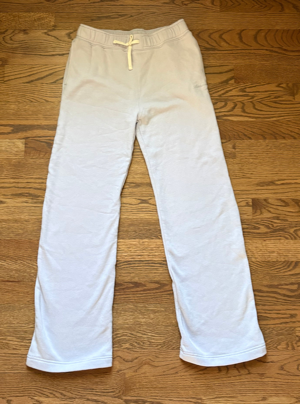#74 Girls Abercrombie Kids Light Purple Wide Leg Sweatpants - 15/16