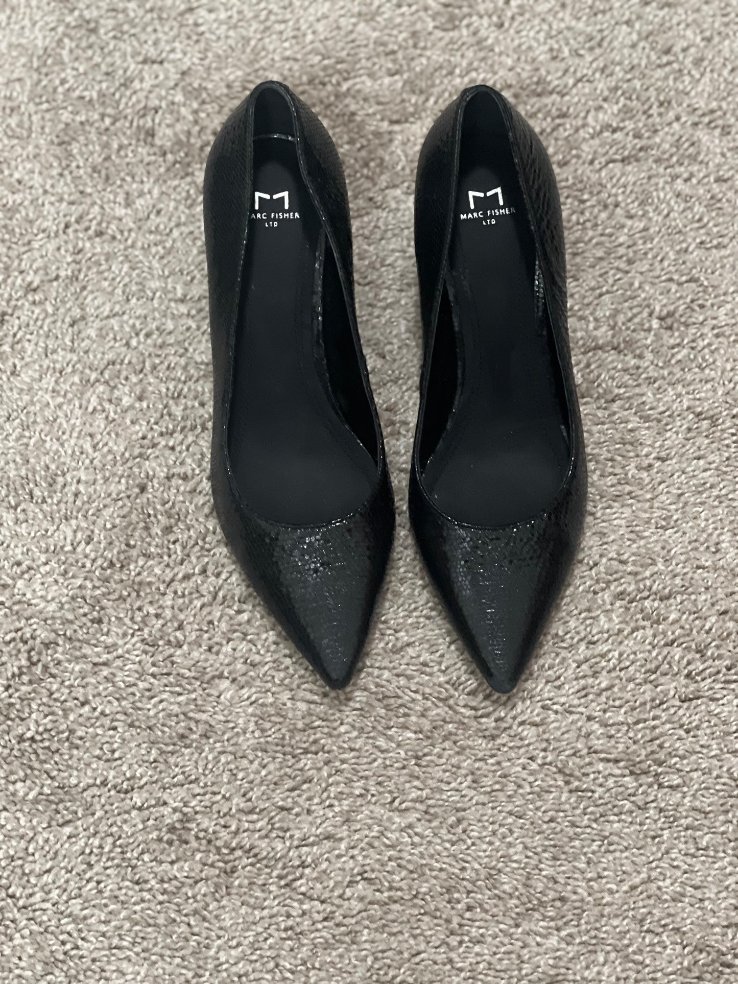 #53 Black Marc Fisher Heels Size 8