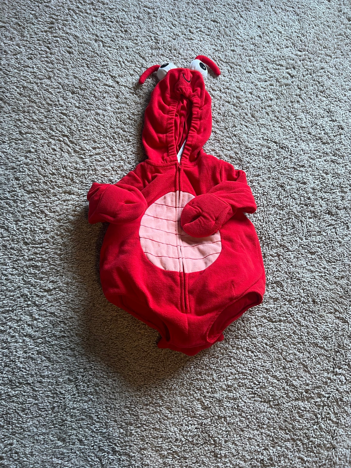 #53 Lobster Halloween Costume 12 months