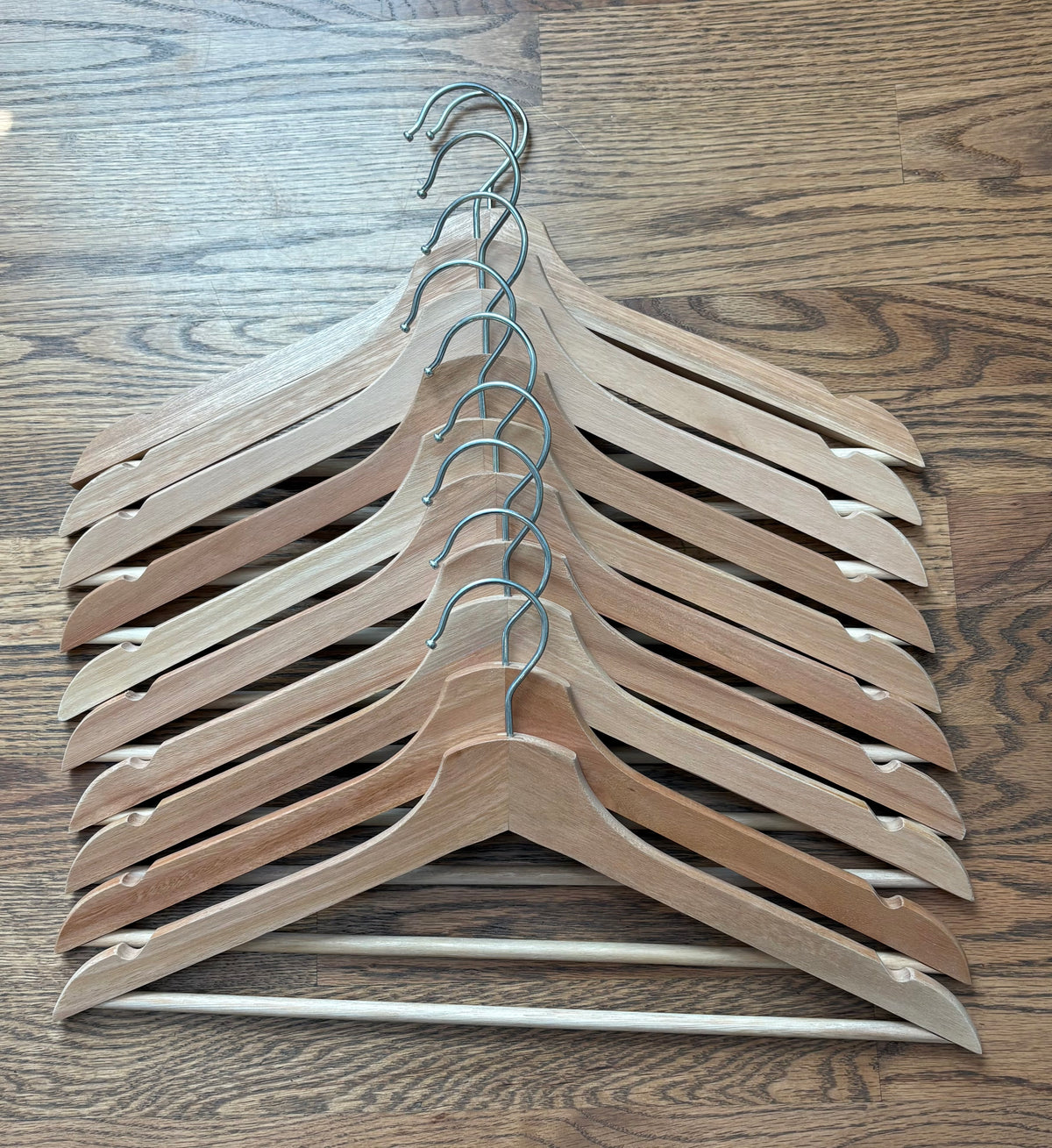 #74 Wood Hangers set of 10 (2 of 2)