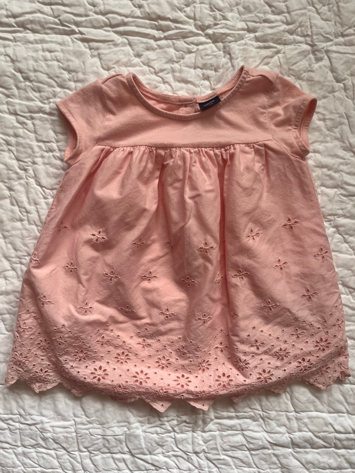 Girls Gap Light Pink Dress Size 18-24M