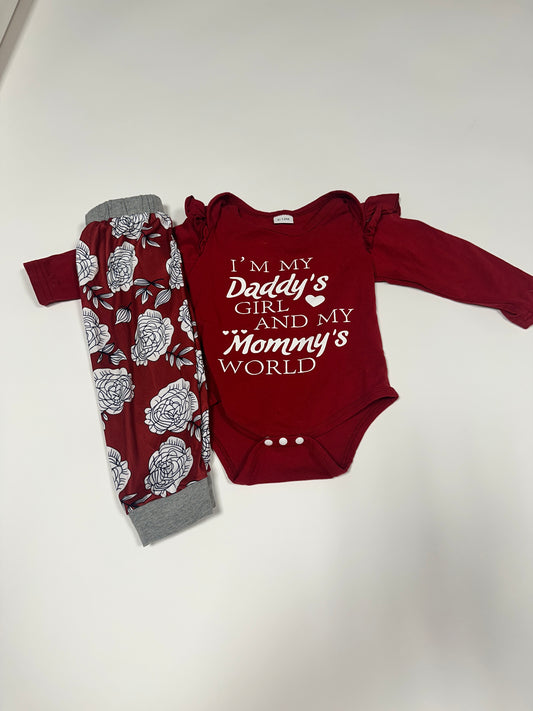 #87 girls outfit 6-12month