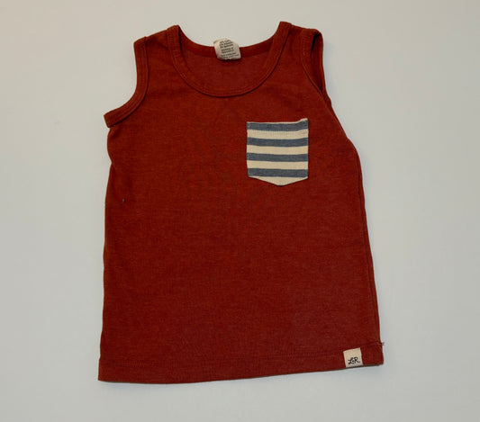 2T Boys Lulu + Rue Red, White, and Blue Tank
