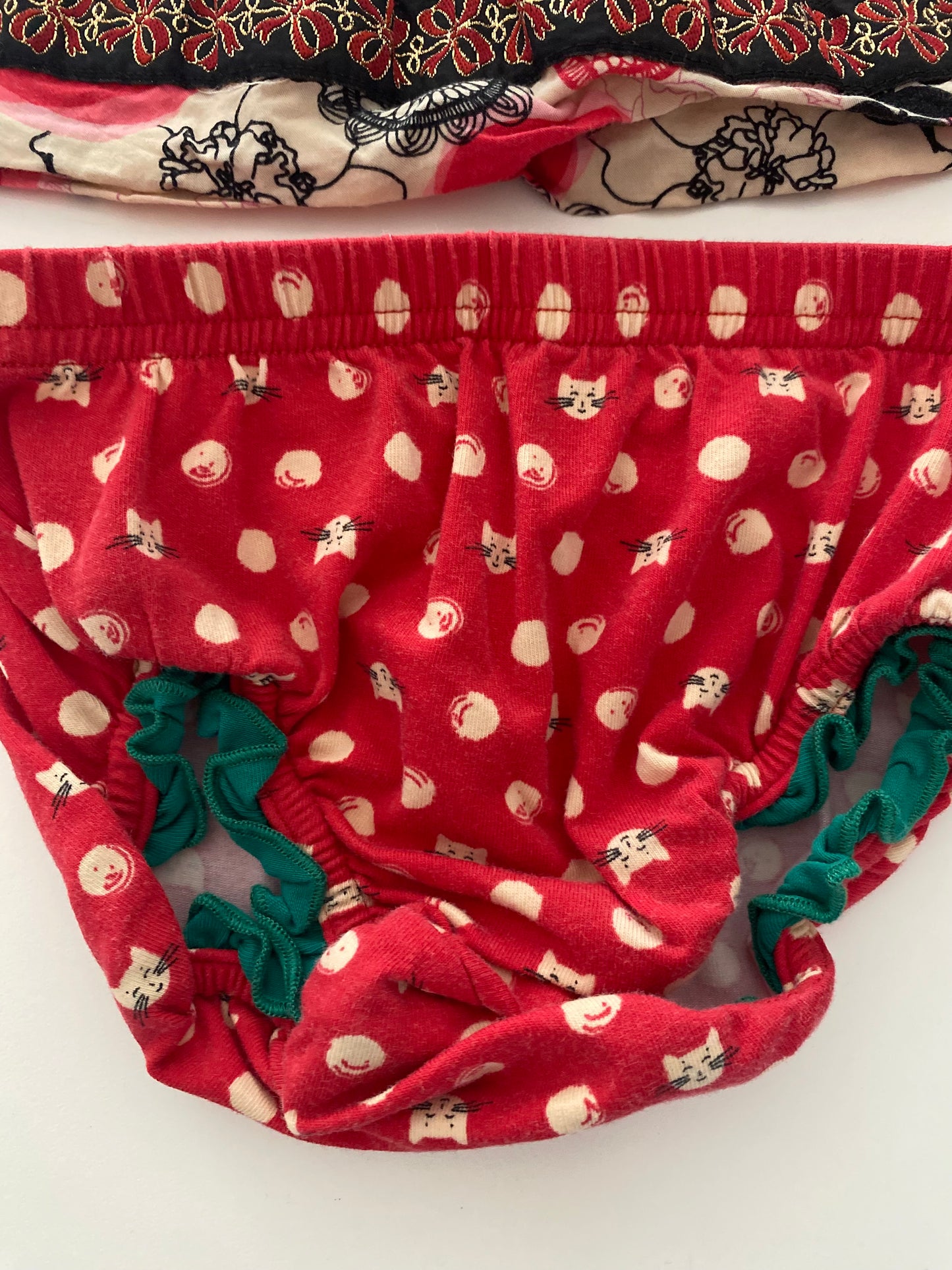 #117, Girls 18M, Matilda Jane red kitty print tunic dress, GUC