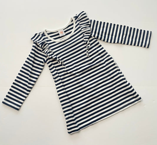 #121 Girls 3T Wonder Nation stripe jersey knit dress, EUC