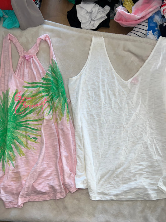 #46 Womens XL Lilly Pulitzer tanks euc