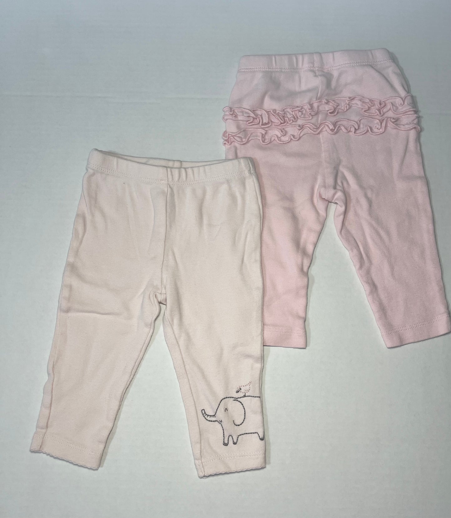 Girls 6MO "Pink" Onesies & Pants Set (5 Pieces)