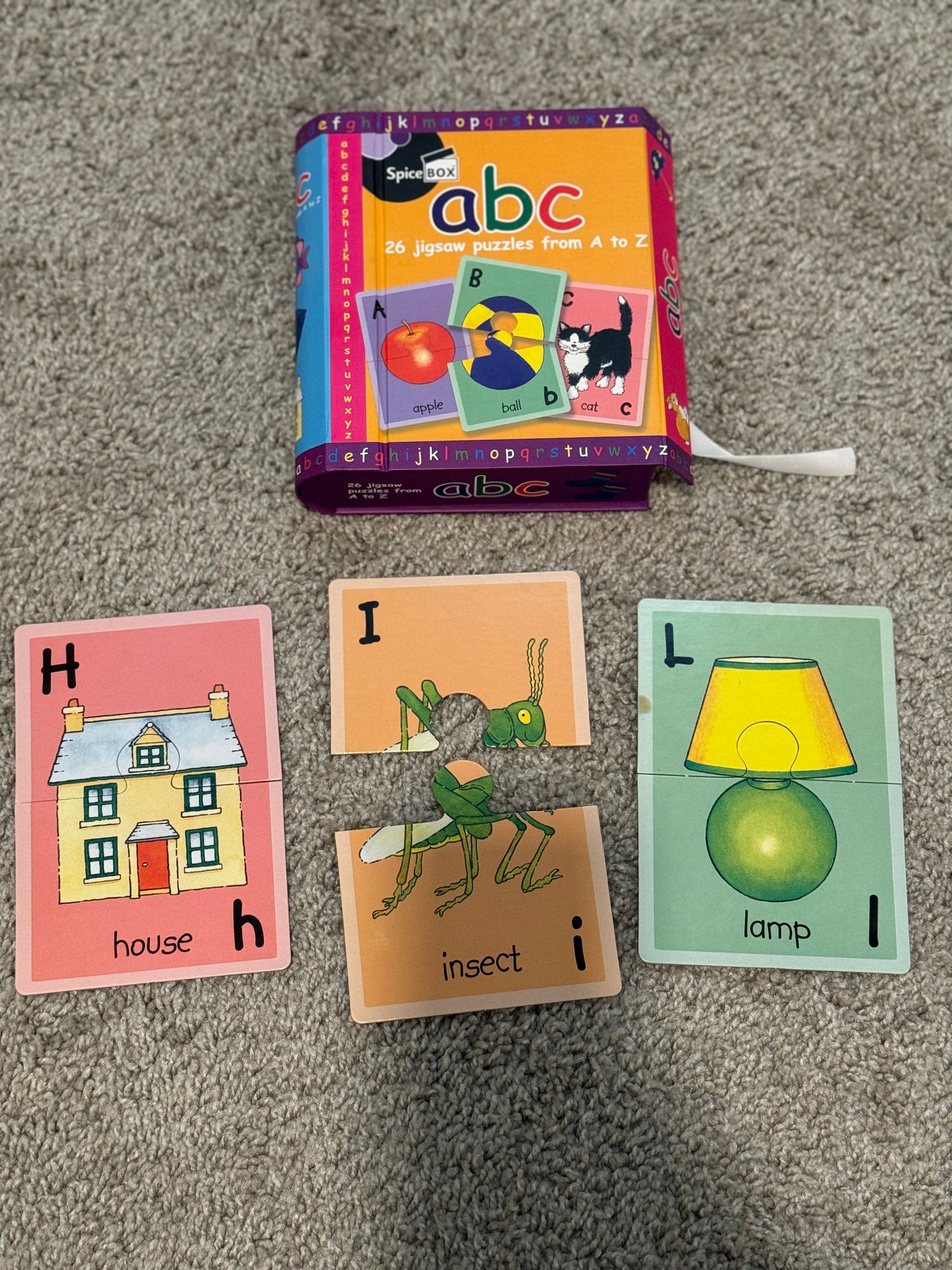 Alphabet Jigsaw Puzzle Cards