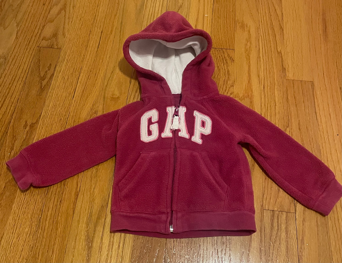 12-18 mo - Gap - fleece zip up sweatshirt