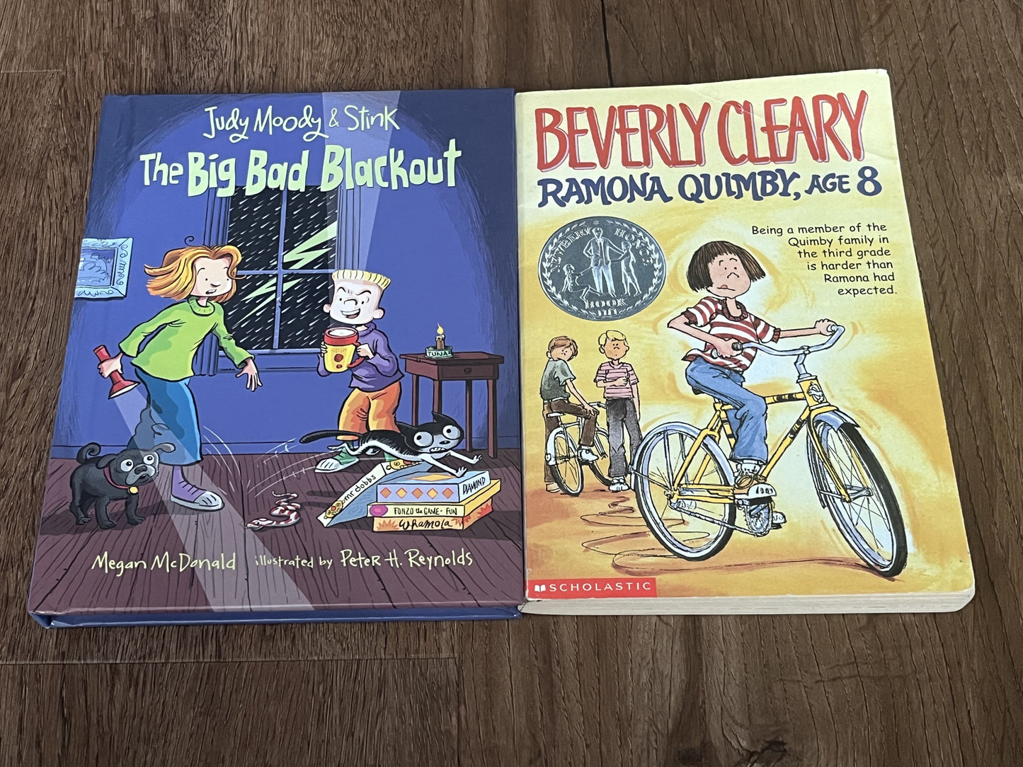 #124 Judy Moody & Stink The Big Bad Blackout (hard cover) & Beverly Cleary (paperback)