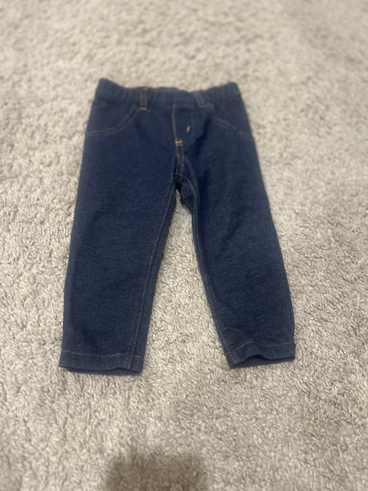 #53 Carters 12 Month Jean colored Leggings