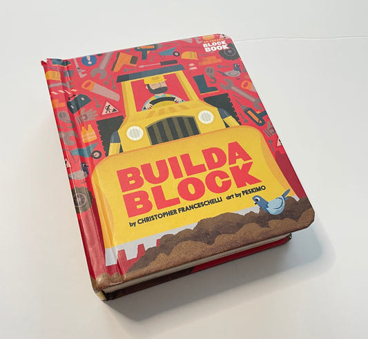 #121 Build a Block construction book, VGUC