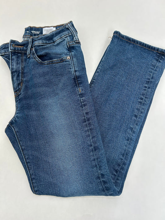#95 Boys Size 12 Old Navy Straight blue jeans adjustable waist