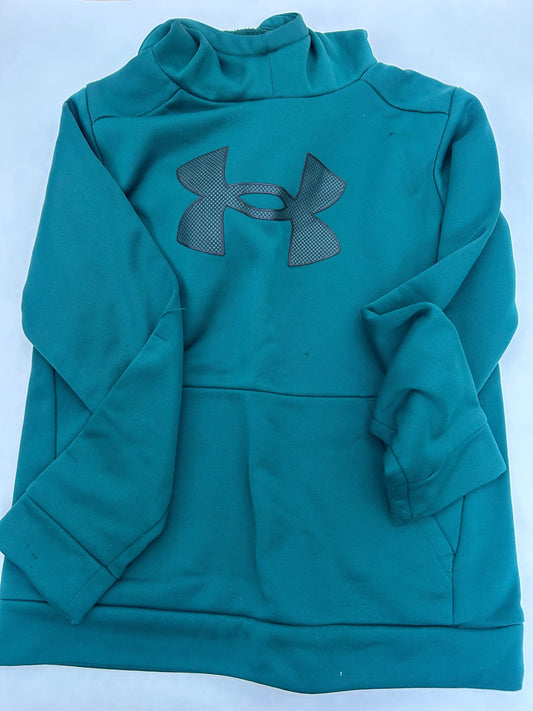#200 Boys youth Large Under Armour hunter green lightweight sweatshirt