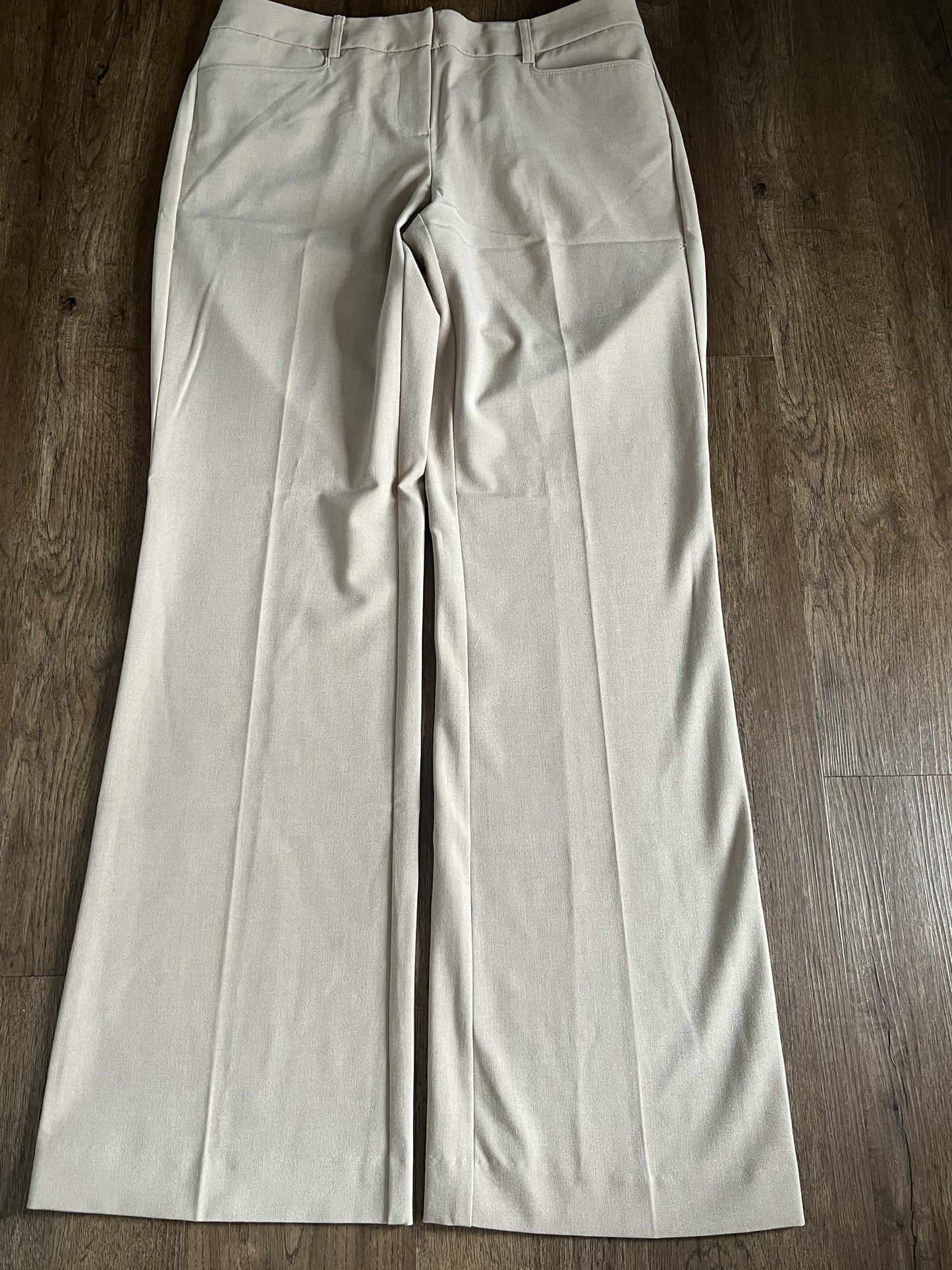 #124 NY & Co Tan Dress Pants Women's Size 4