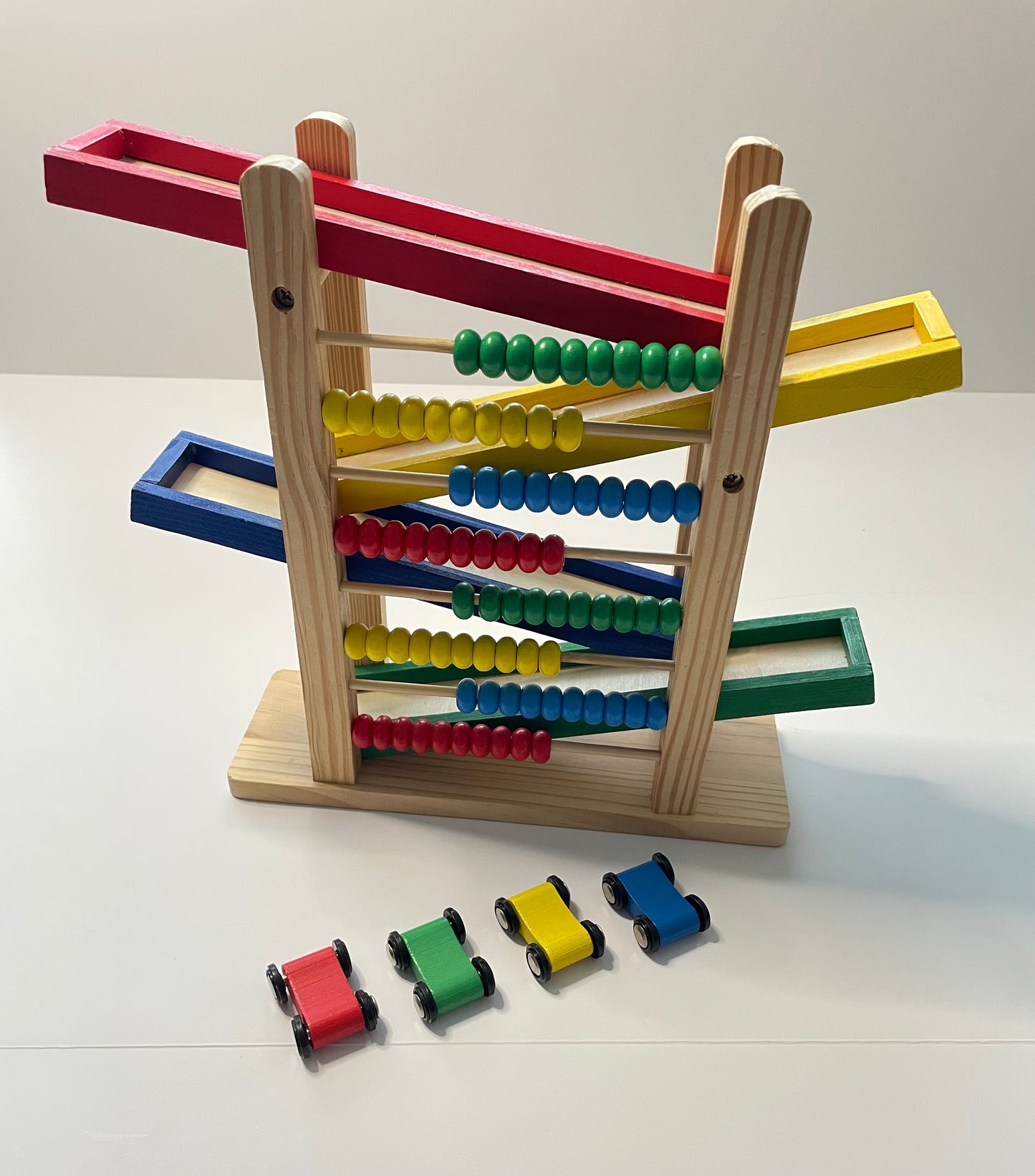 #121 Car Ramp with Abacus, EUC