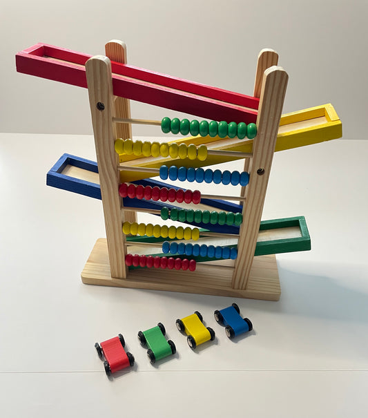 #121 Car Ramp with Abacus, EUC