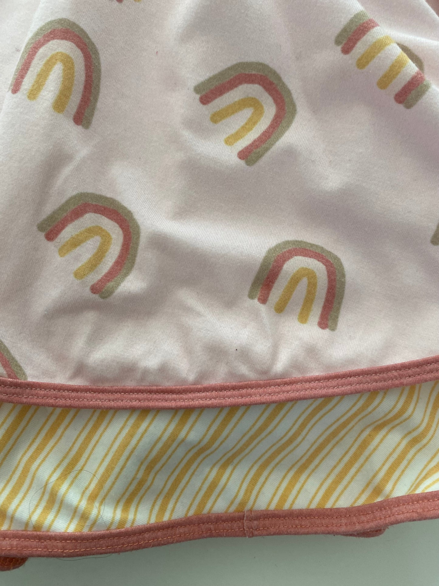 #117, Girls 3T, Be Girl Clothing pink rainbow tiered dress, GUC