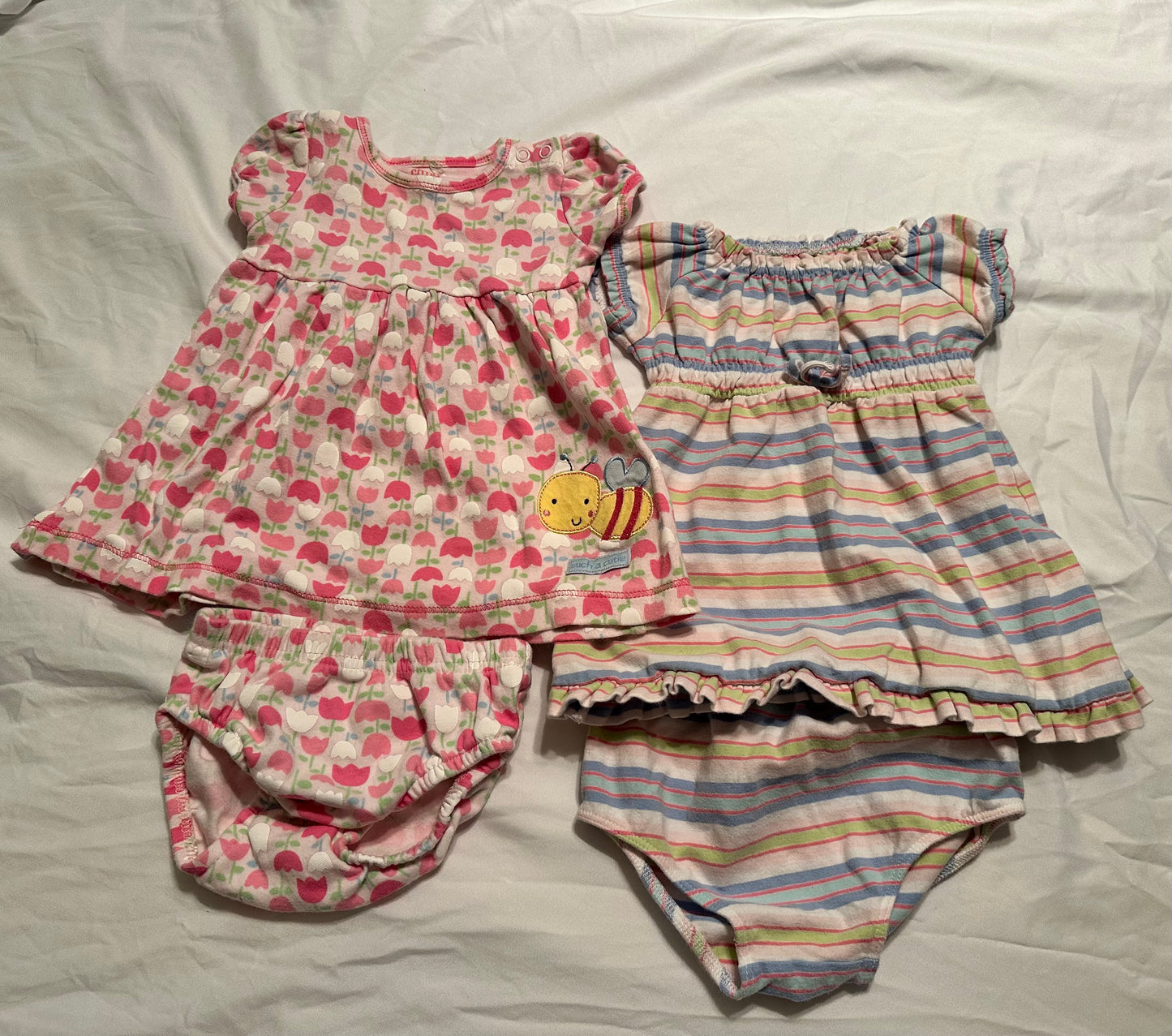 Girls dress and bloomers set, Carter’s 3-6 months