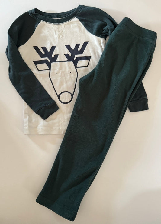 #41 Reduced | Boy or Girl 4T | GAP pajama set- dark blue/gray Christmas reindeer