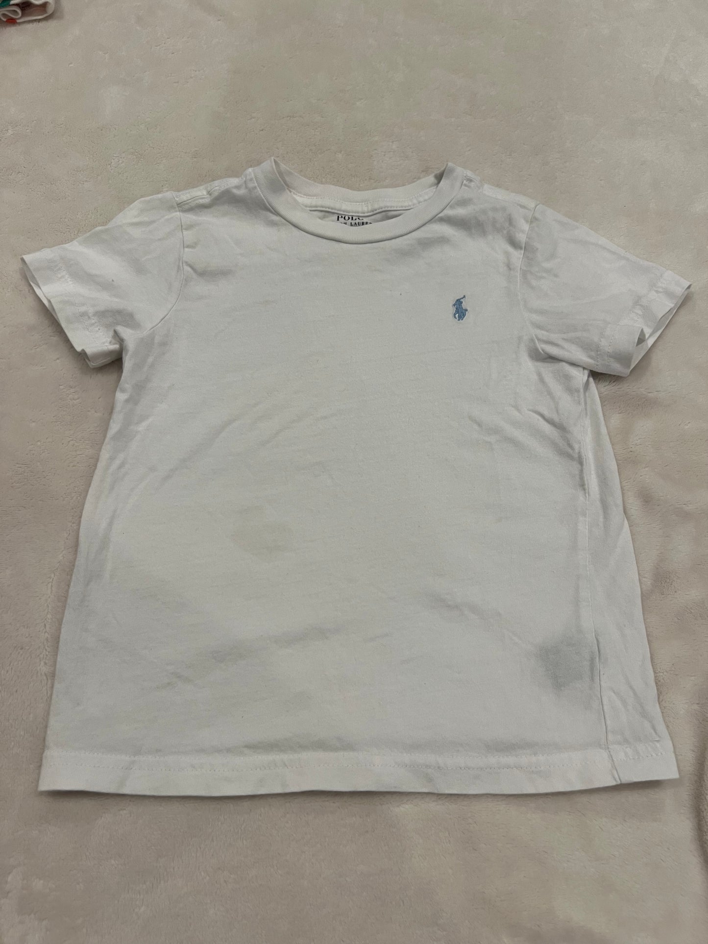 #46 Boys 3T Polo tshirt guc small spot shows wayy more in photo than real life