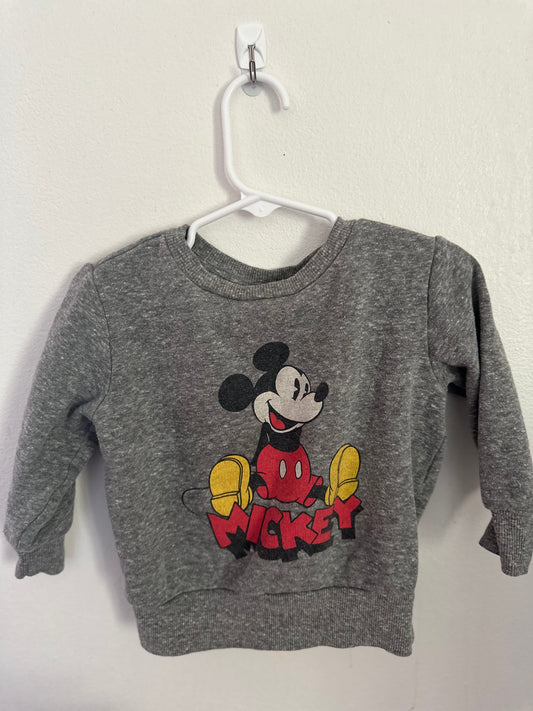 18 M Infant Boys Mickey Mouse Sweatshirt