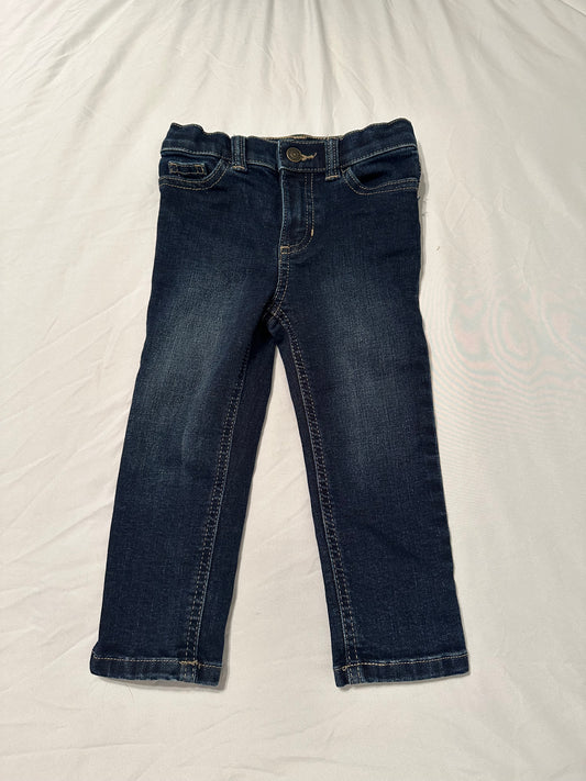 Girls skinny jeans, jumping beans, 24 months, washed never worn