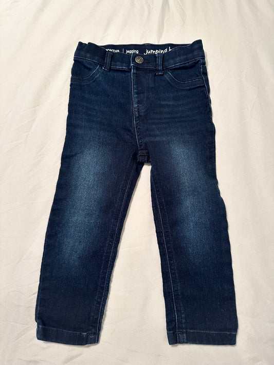 Girls jegging, jumping beans, 24 months, washed and never worn